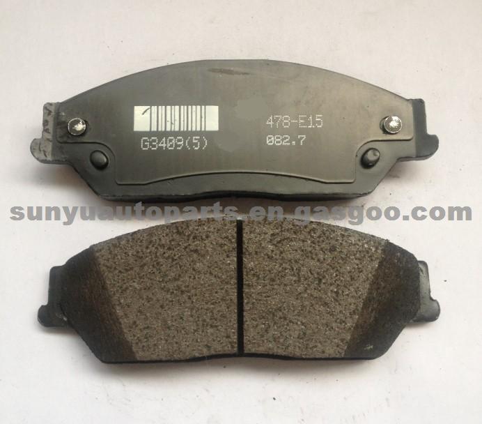 MBP‐111101 BRAKE PAD FRNT TOYOTA CAMRY 2010/2014‐2017 D504465‐06090